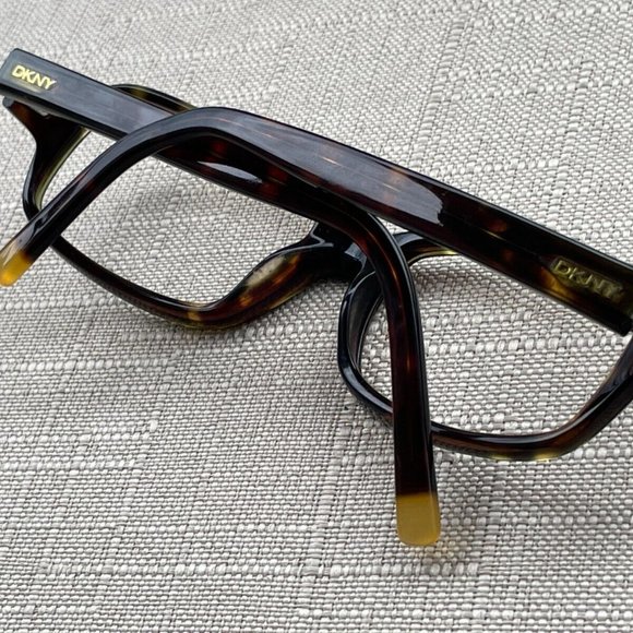 Vintage DKNY Women Eyeglasses Frame Brown Tortoise DY4007 53[]18 130 Glasses - Picture 4 of 11